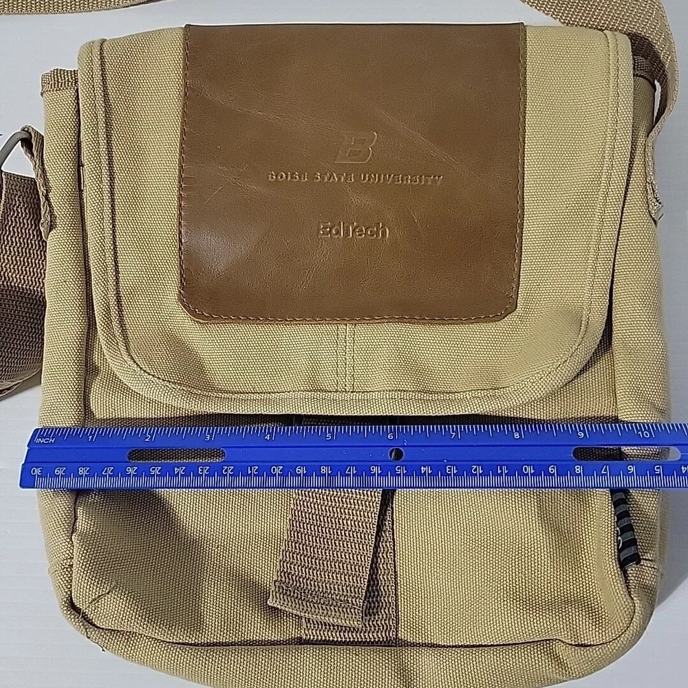 Boise State University Canvas Messanger‎ Bag